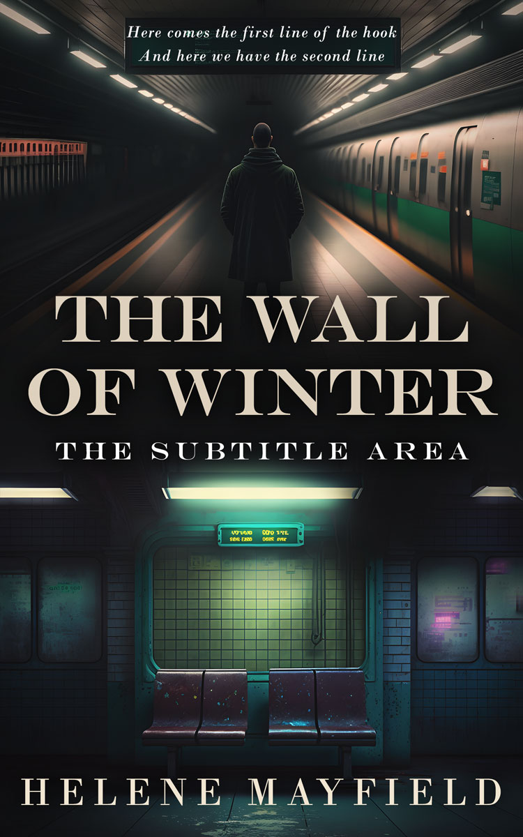 2D view of Premade Mystery & Thriller & Suspense Book Cover - Shark