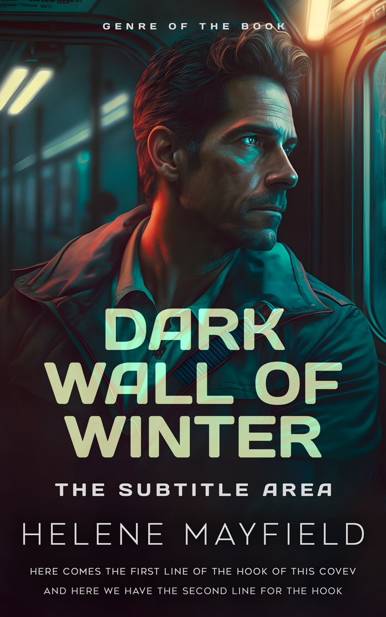 2D view of Premade Mystery & Thriller & Suspense Book Cover - Shark