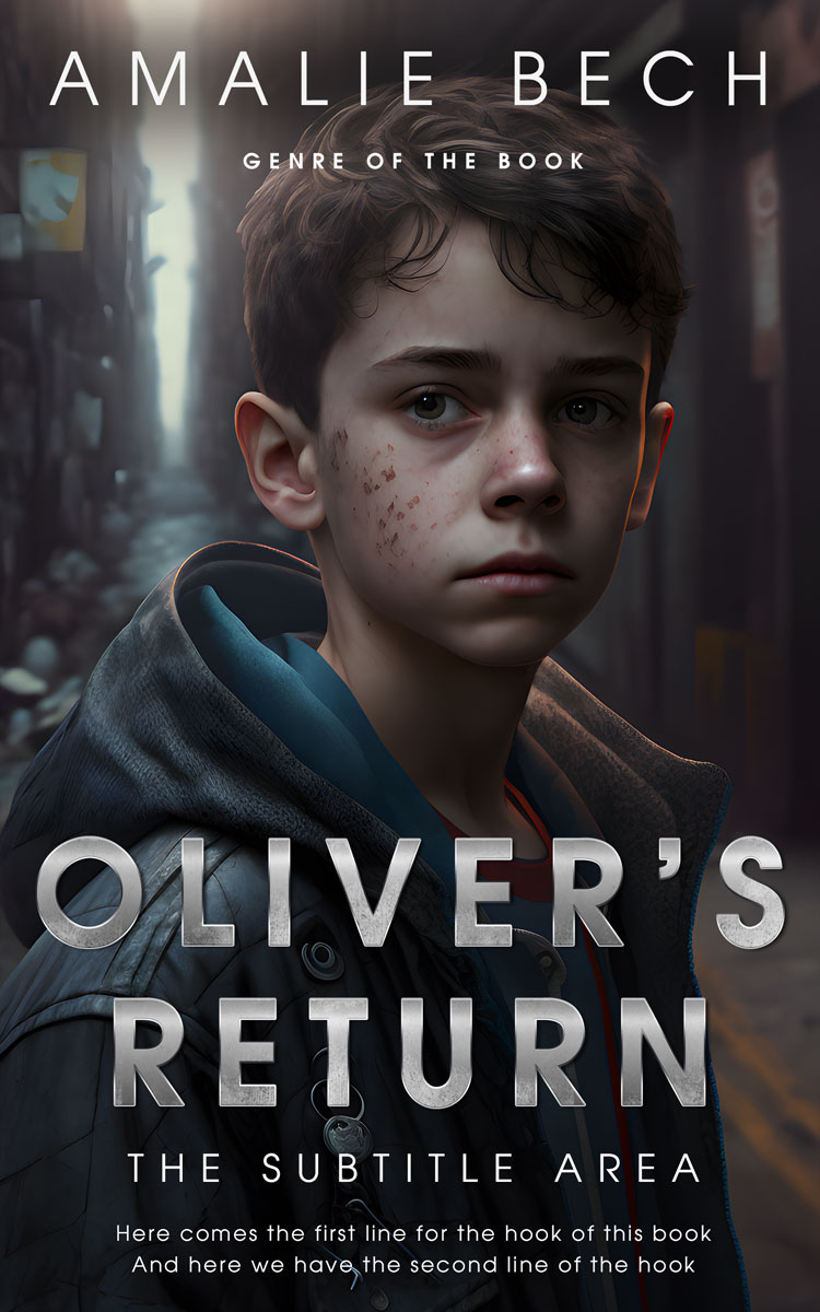 2D view of Premade Teen & Young Adult Book Cover - Baltic Sea