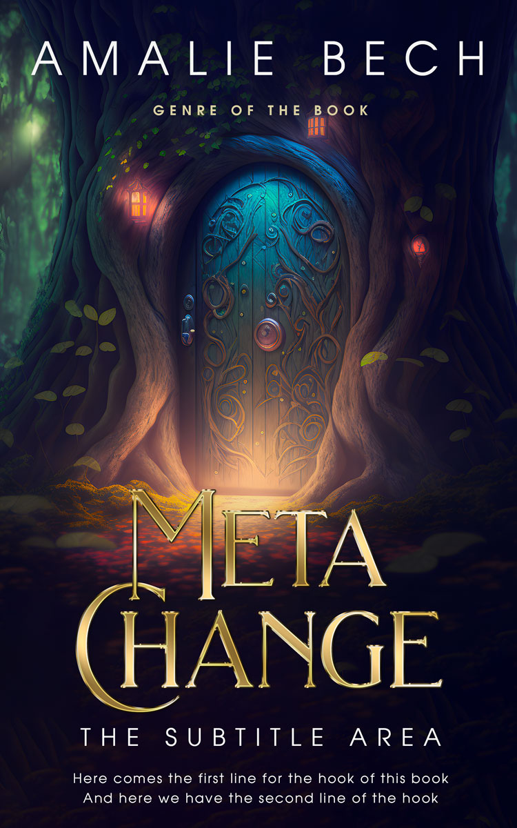 2D view of Mirage #26682 - Premade Fantasy Book Cover