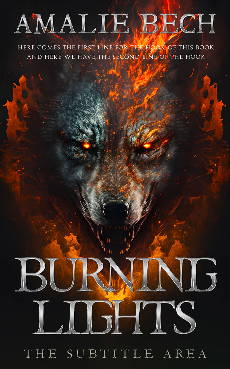 2D view of Cocoa Brown #26694 - Premade Horror Book Cover