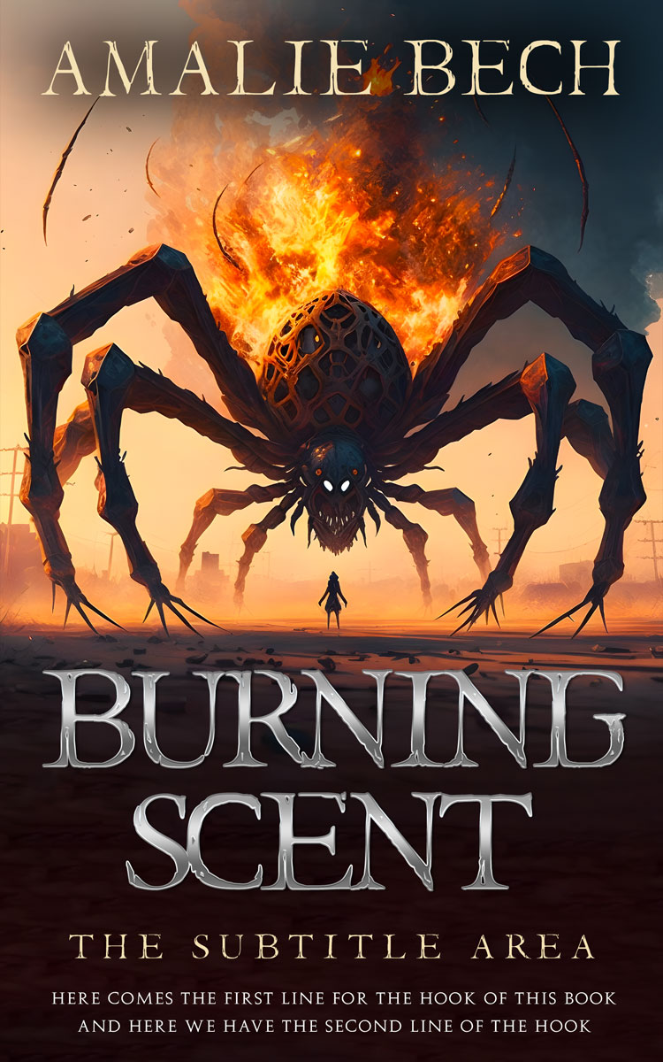 2D view of Cocoa Brown #26695 - Premade Mystery & Thriller & Suspense Book Cover