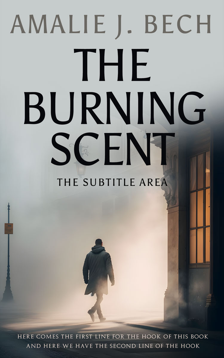 2D view of Gray Nickel #26702 - Premade Mystery & Thriller & Suspense Book Cover