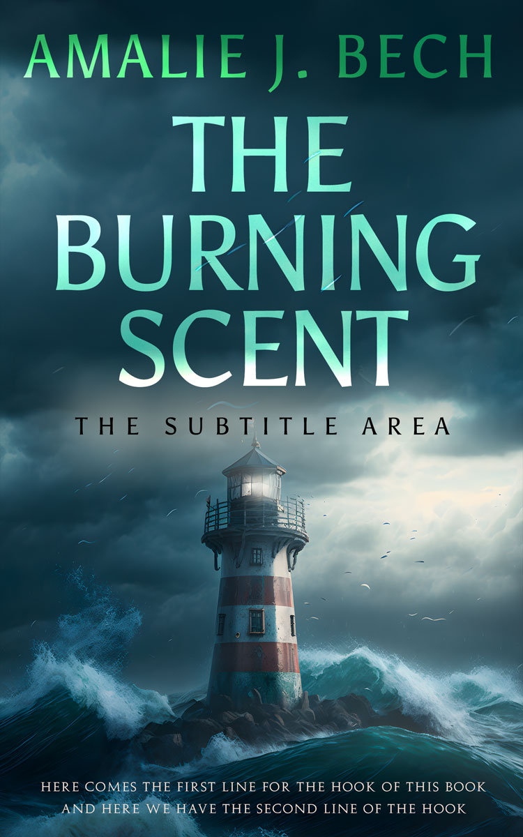 2D view of Blue Dianne #26703 - Premade Mystery & Thriller & Suspense Book Cover