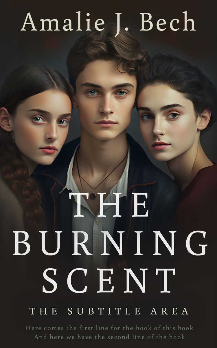 2D view of Dune #26711 - Premade Romance Book Cover