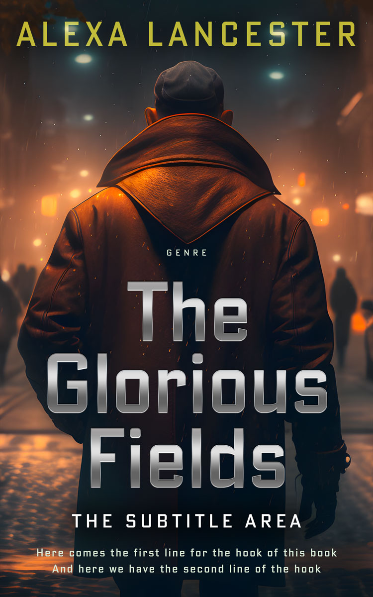 2D view of Premade Mystery & Thriller & Suspense Book Cover - Shark