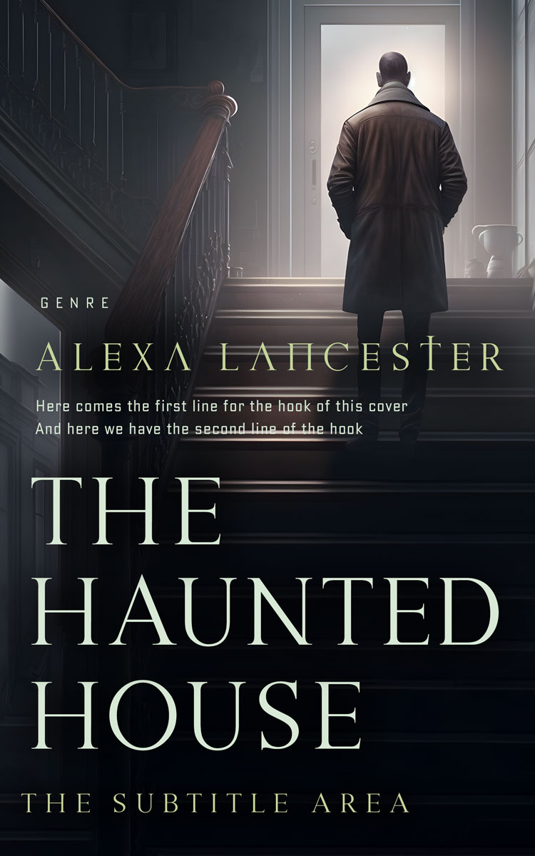 2D view of Premade Mystery & Thriller & Suspense Book Cover - Woodsmoke