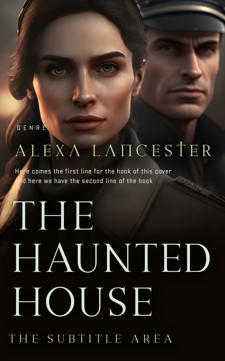 2D view of Zeus #26740 - Premade Romance Book Cover