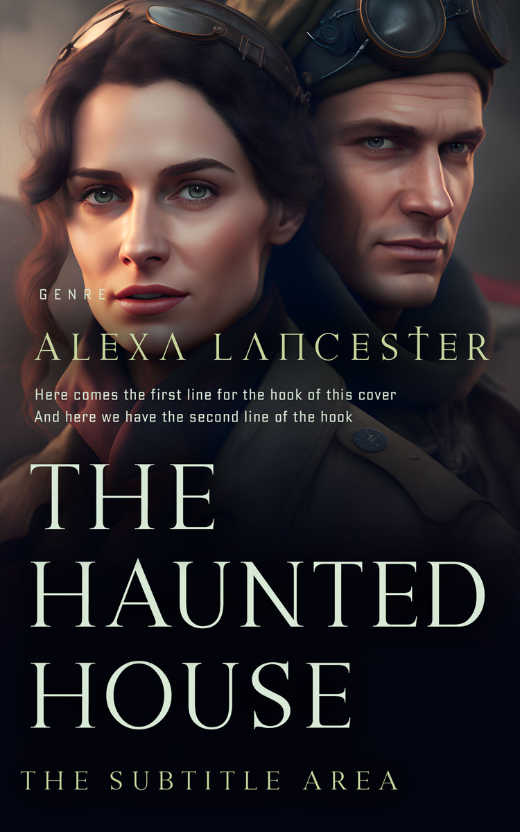 2D view of Quicksand #26741 - Premade Romance Book Cover