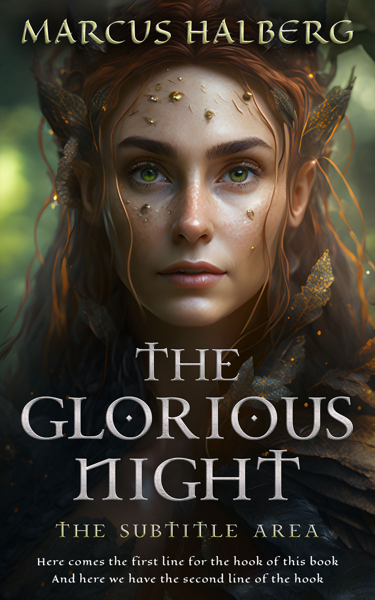 2D view of Zeus #26756 - Premade Fantasy Book Cover