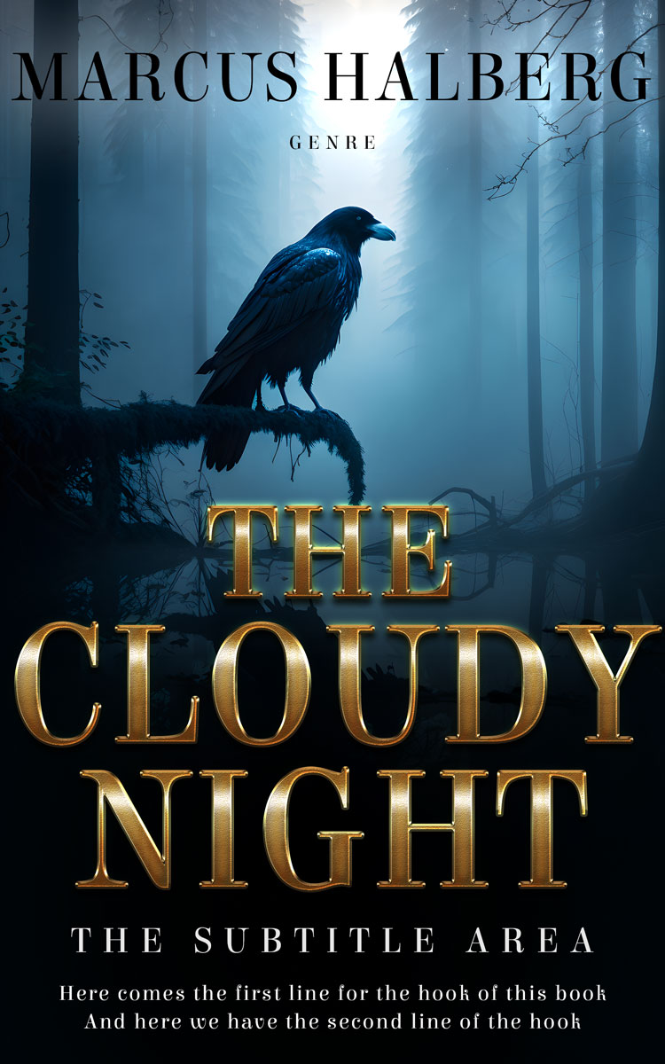 2D view of Big Stone #26782 - Premade Fantasy Book Cover