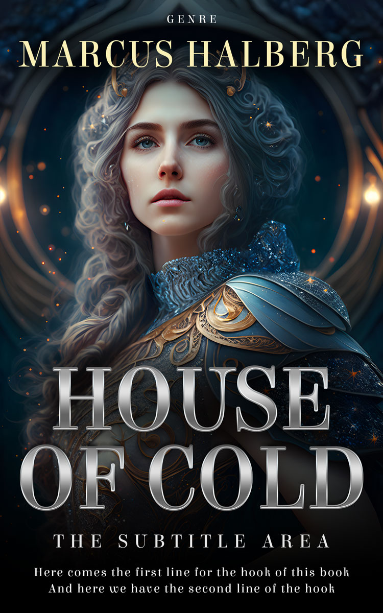 2D view of Bunker #26797 - Premade Science Fiction Book Cover