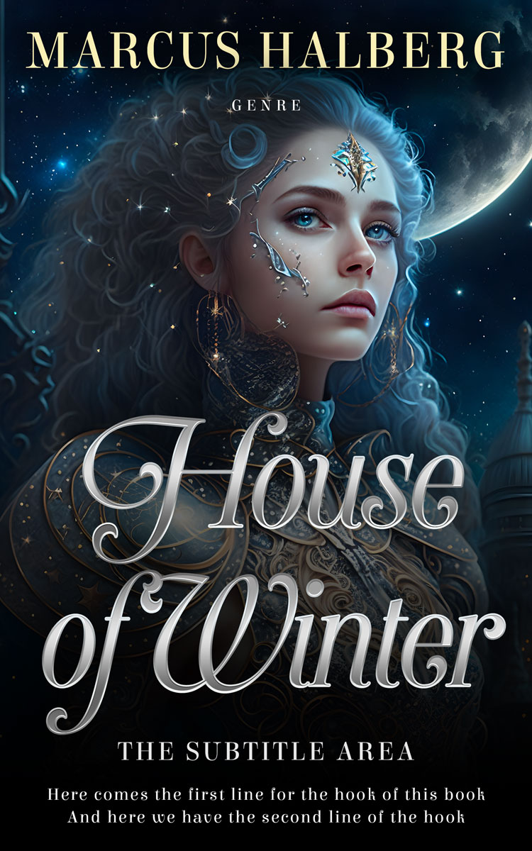 2D view of Mirage #26802 - Premade Science Fiction Book Cover