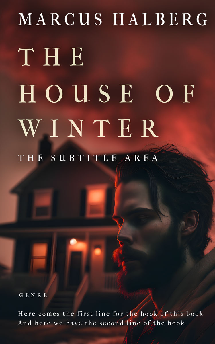 2D view of Premade Mystery & Thriller & Suspense Book Cover - Cocoa Brown