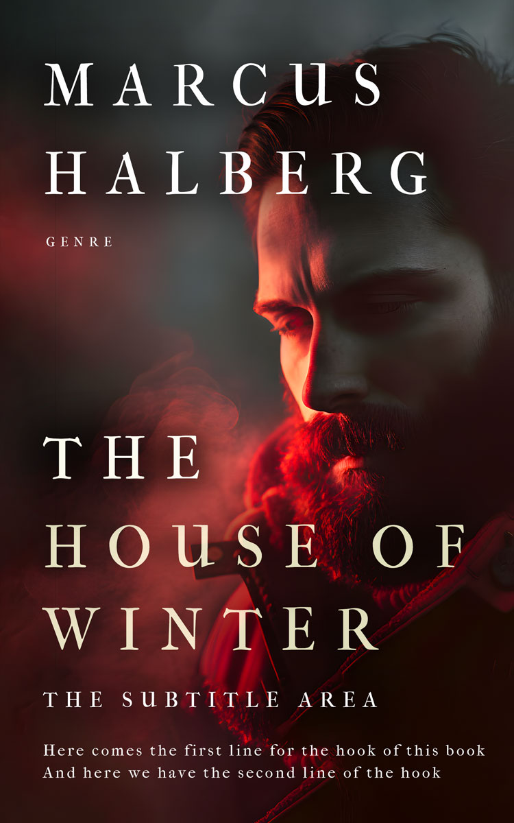 2D view of Premade Mystery & Thriller & Suspense Book Cover - Cocoa Brown