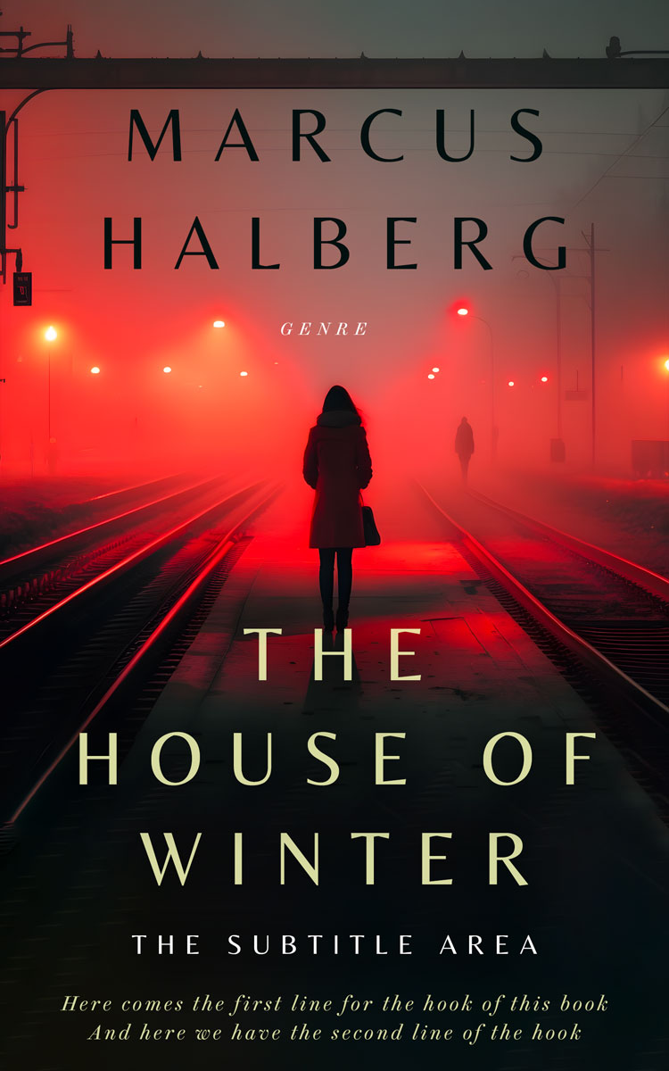 2D view of Premade Mystery & Thriller & Suspense Book Cover - Valencia