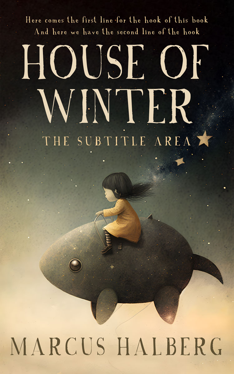 2D view of Premade Fantasy Book Cover - Brandy