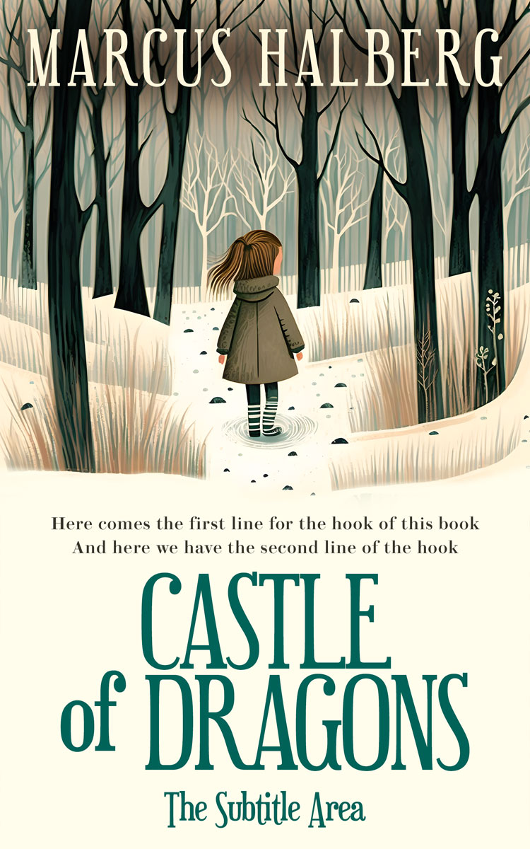 2D view of Premade Horror Book Cover - Everglade