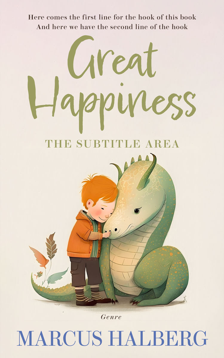 2D view of Bizarre #26882 - Premade Fantasy Book Cover