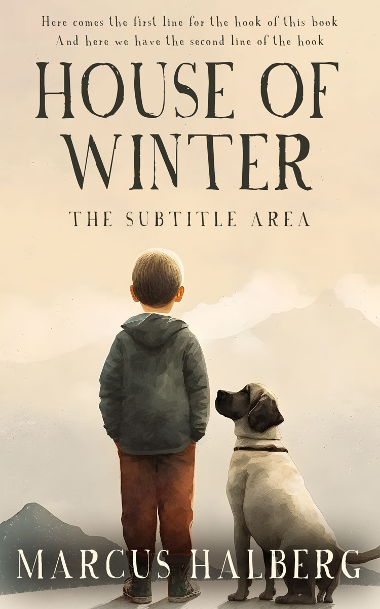 2D view of Almond #26894 - Premade Fantasy Book Cover