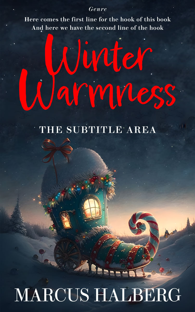 2D view of Ebony Clay #26914 - Premade Fantasy Book Cover