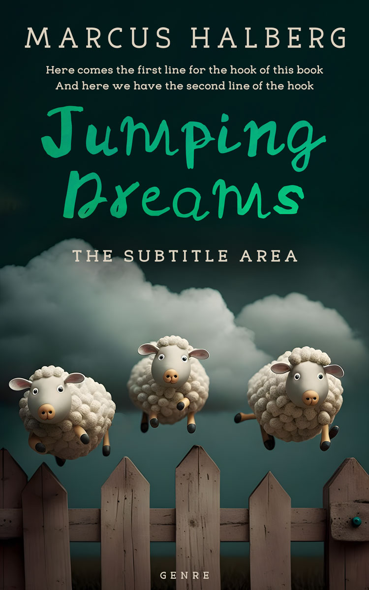 2D view of Aztec #26919 - Premade Fantasy Book Cover