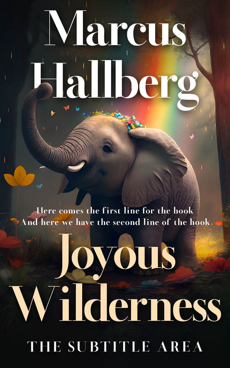 2D view of Mine Shaft #26929 - Premade Fantasy Book Cover