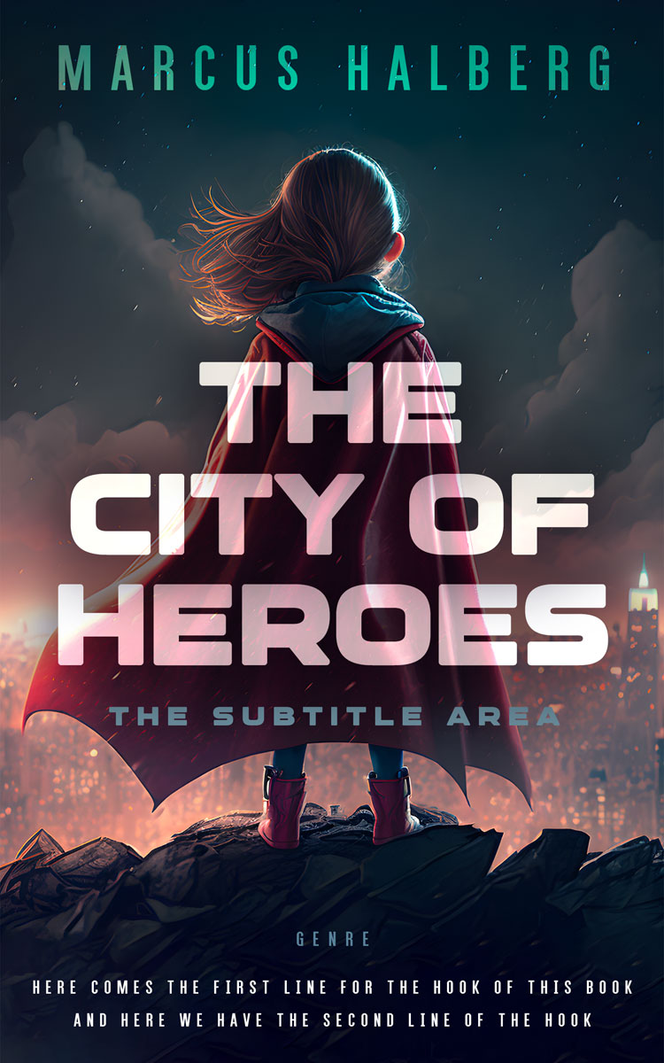 2D view of Premade Fantasy Book Cover - Ebony Clay