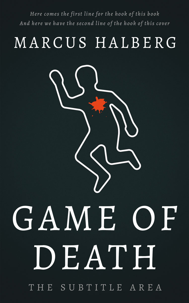 2D view of Premade Mystery & Thriller & Suspense Book Cover - Bunker