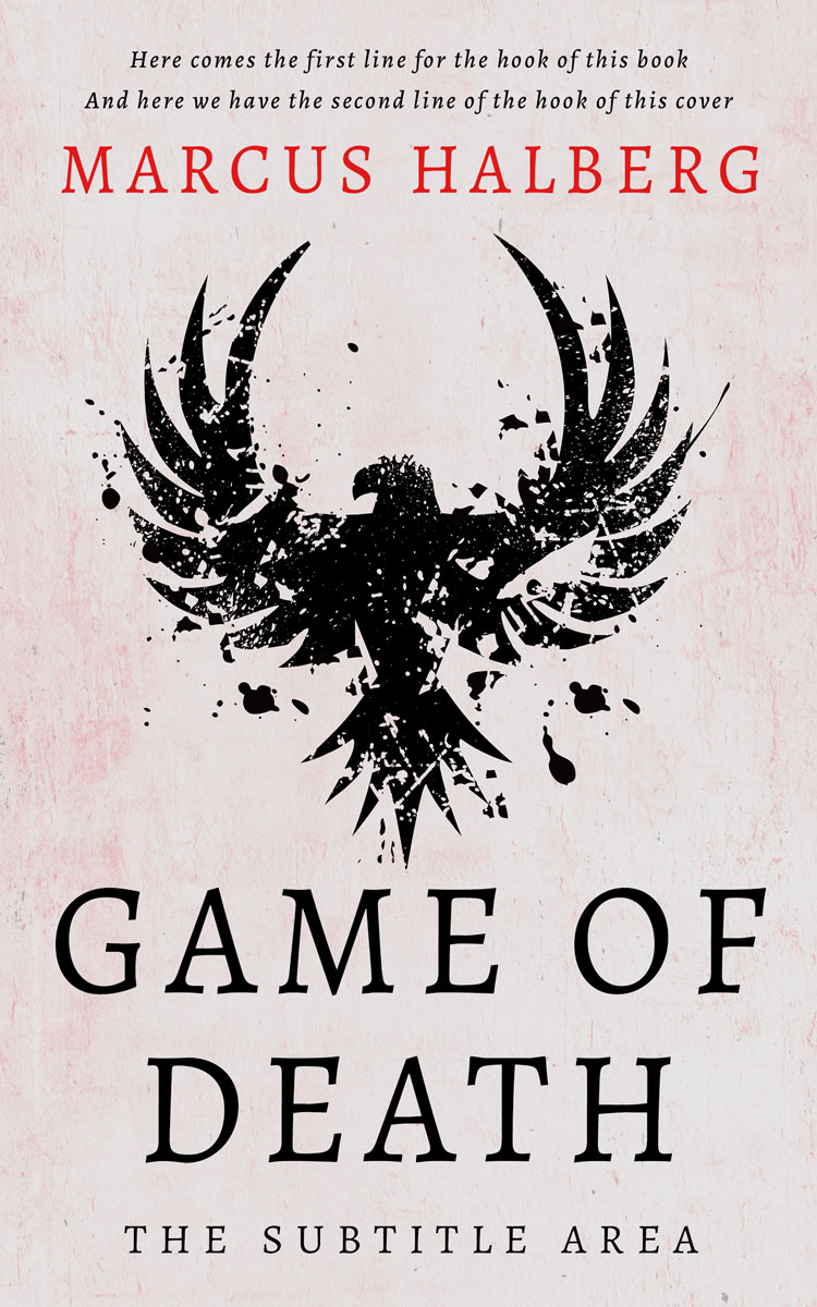 2D view of Premade Mystery & Thriller & Suspense Book Cover - Ebb