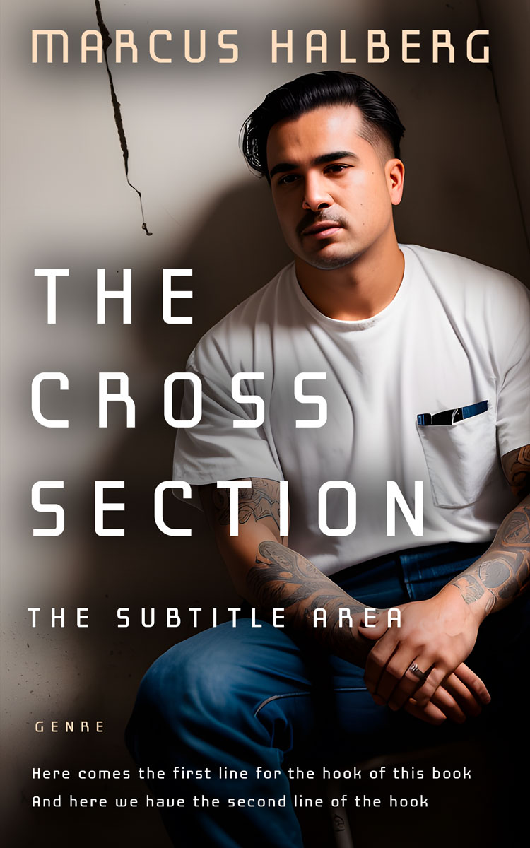 2D view of Premade Mystery & Thriller & Suspense Book Cover - Cold Turkey