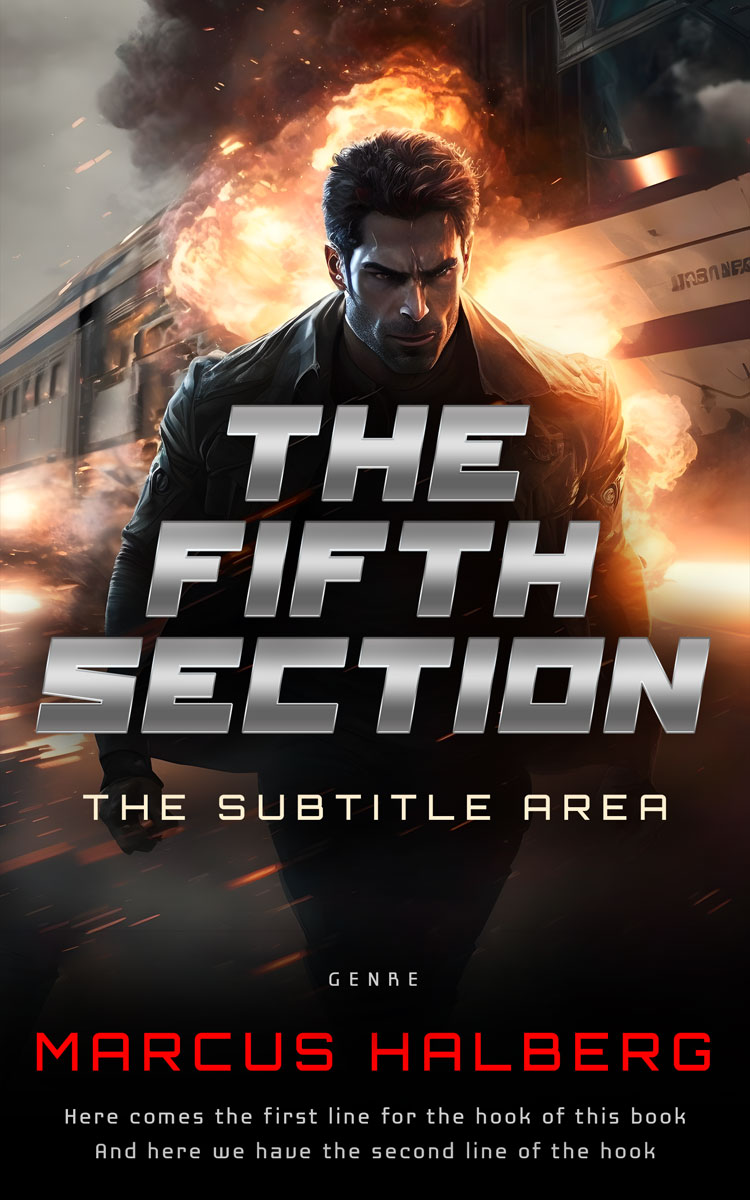 2D view of Tan #27029 - Premade Mystery & Thriller & Suspense Book Cover