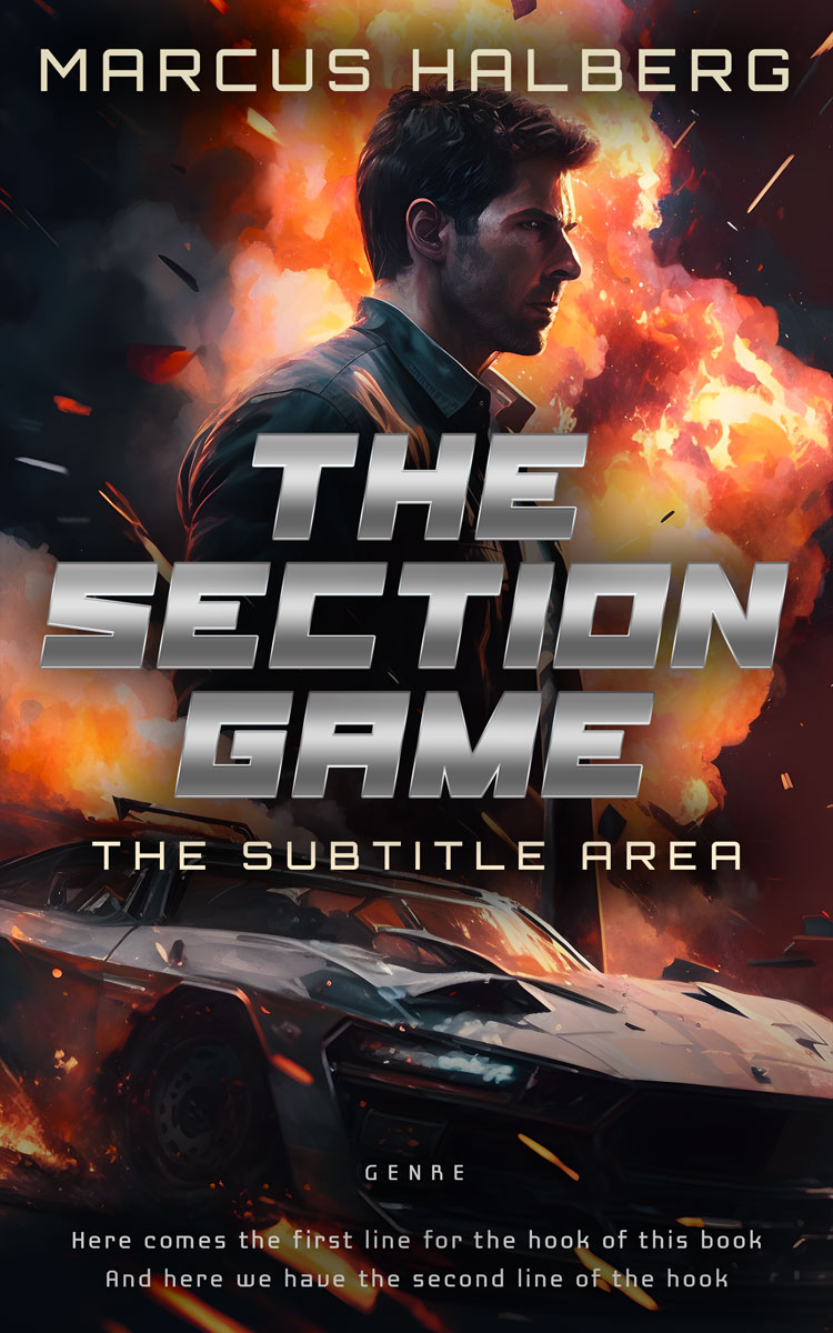 2D view of Premade Mystery & Thriller & Suspense Book Cover - Whiskey