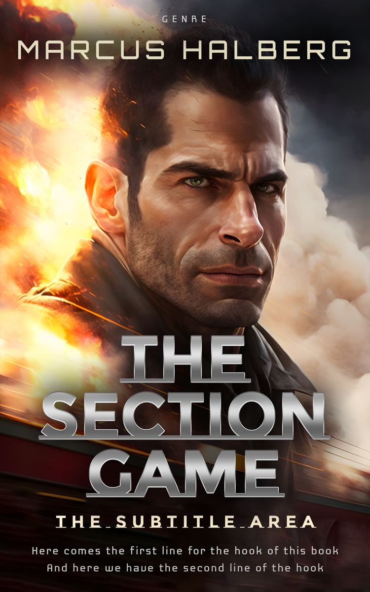 2D view of Calico #27034 - Premade Mystery & Thriller & Suspense Book Cover