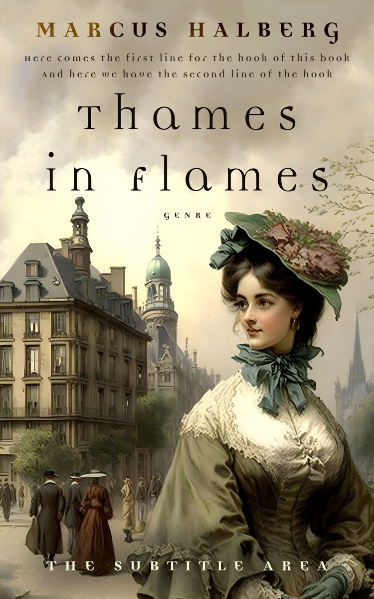 2D view of Chino #27040 - Premade Historical Book Cover