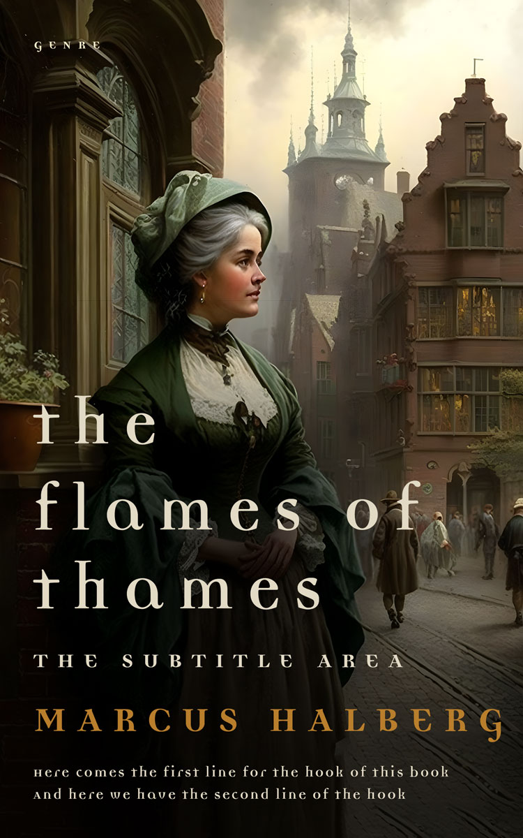 2D view of Zeus #27042 - Premade Historical Book Cover