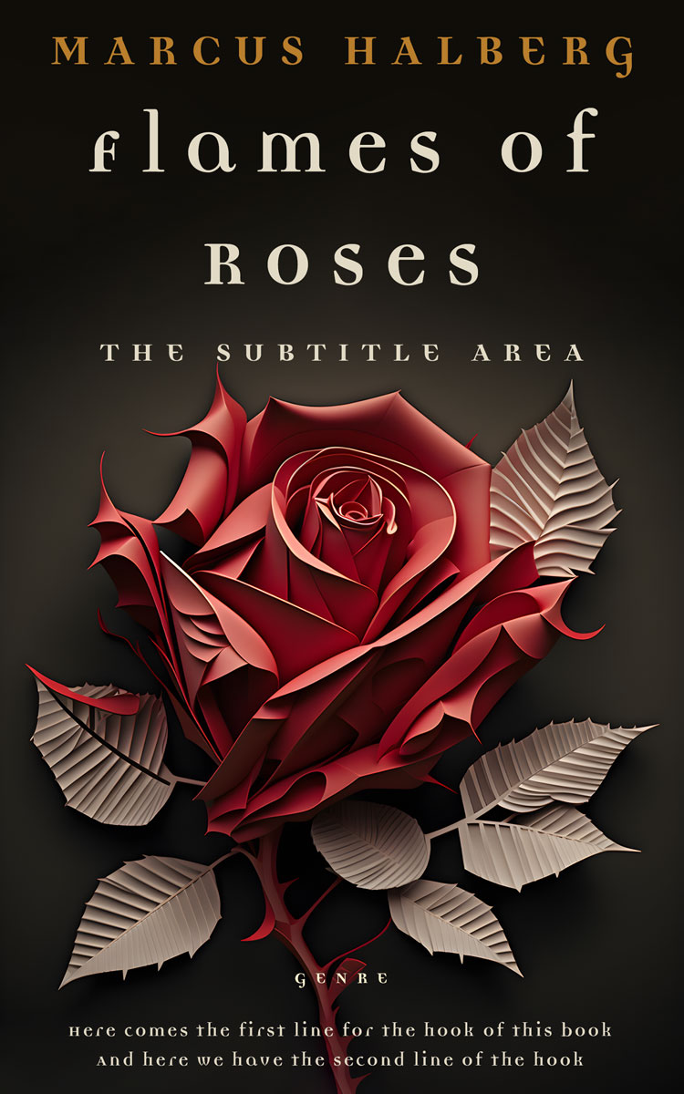 2D view of Premade Romance Book Cover - Zeus