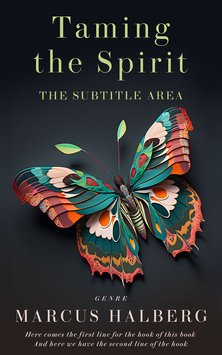 2D view of Shark #27059 - Premade Health & Mind & Body Book Cover | BookCoverZone