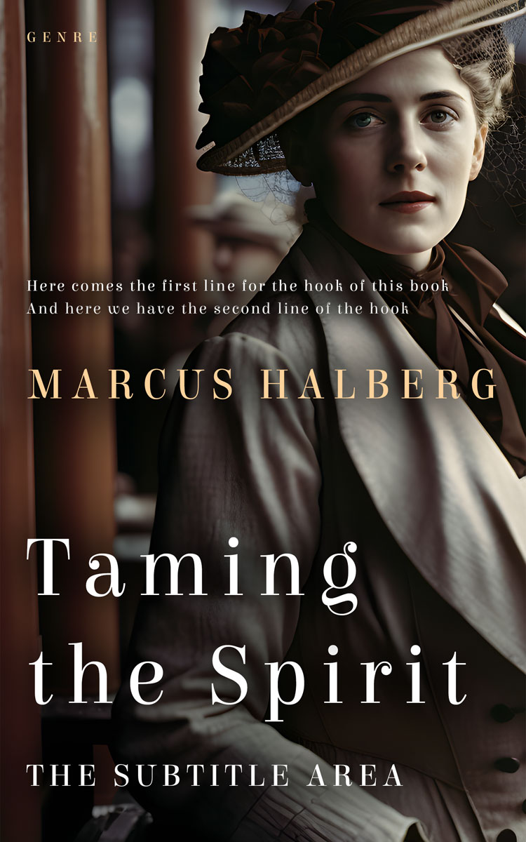 2D view of Zeus #27068 - Premade Romance Book Cover