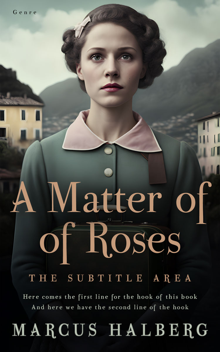 2D view of Bison Hide #27080 - Premade Romance Book Cover