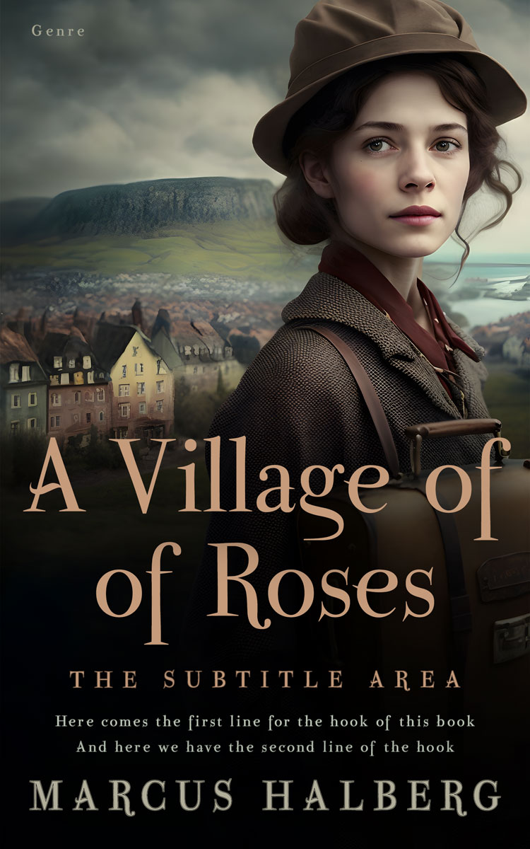 2D view of Cod Gray #27081 - Premade Romance Book Cover