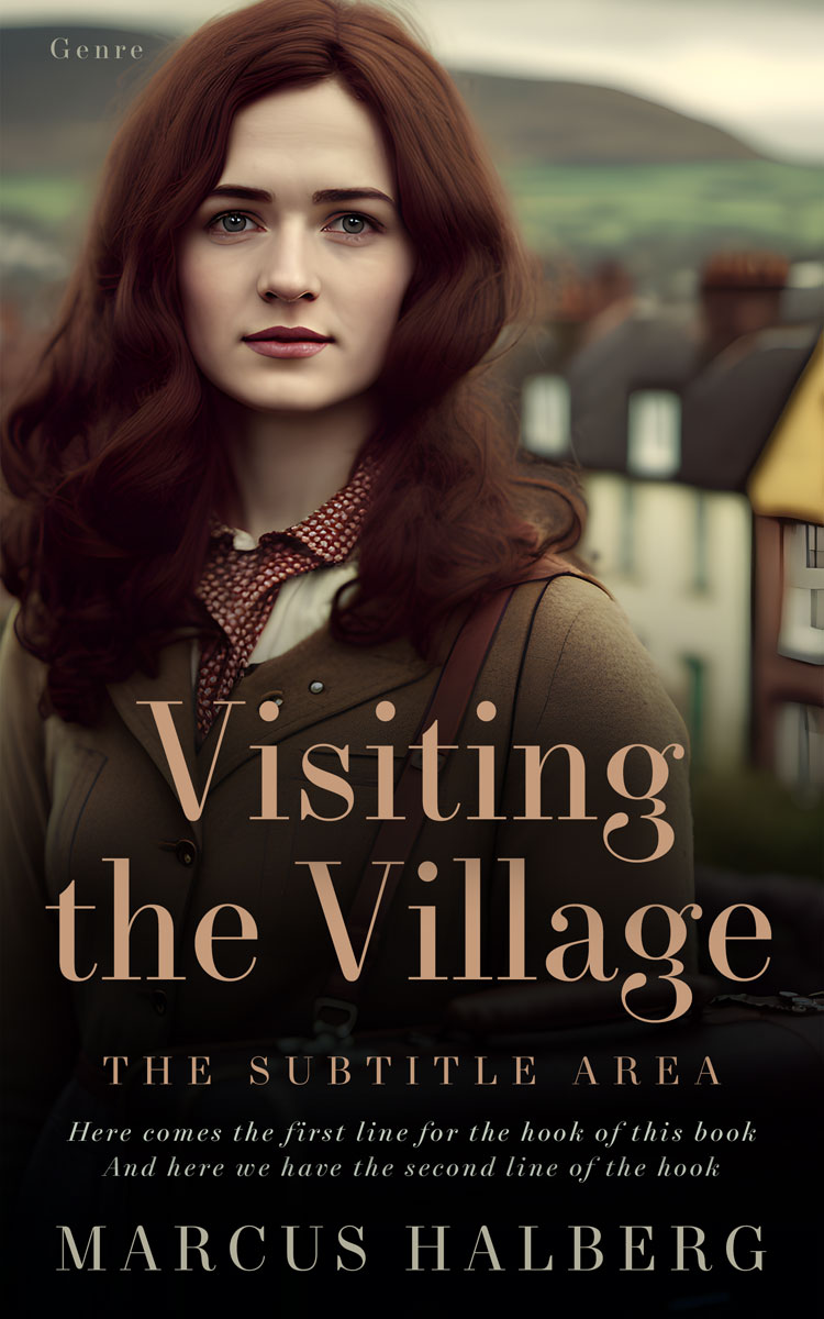 2D view of Premade Romance Book Cover - Gondola