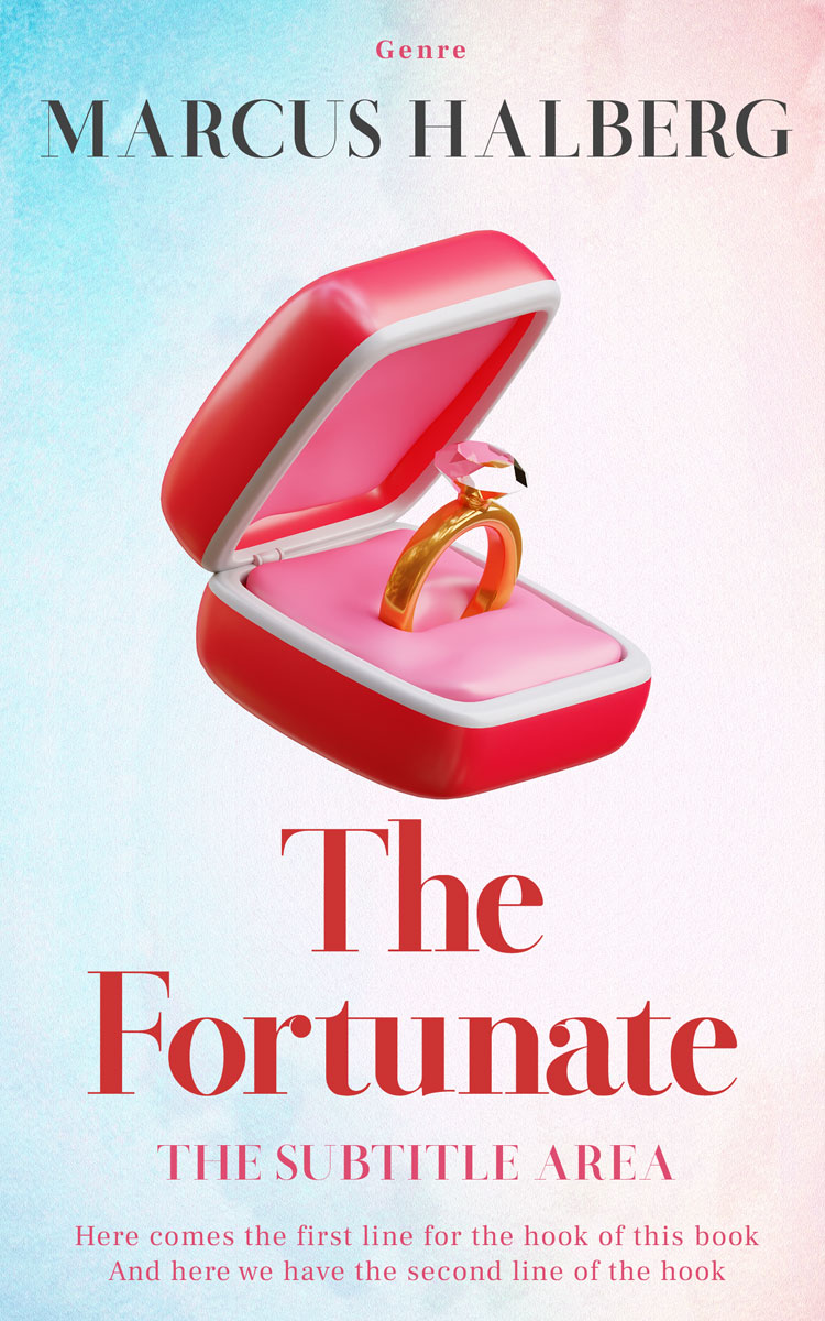 2D view of Athens Gray #27088 - Premade Romance Book Cover