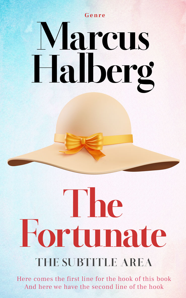 2D view of Premade Chick Lit Book Cover - Bon Jour