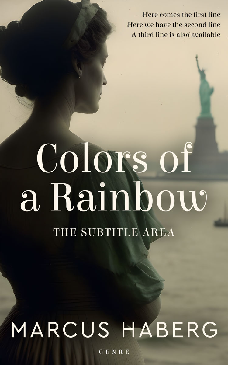 2D view of Akaroa #27105 - Premade Historical Book Cover