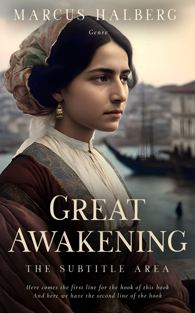 2D view of Dune #27111 - Premade Romance Book Cover