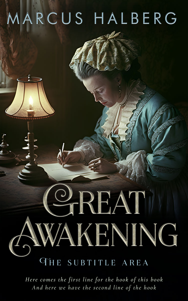 2D view of Rangoon Green #27117 - Premade Romance Book Cover