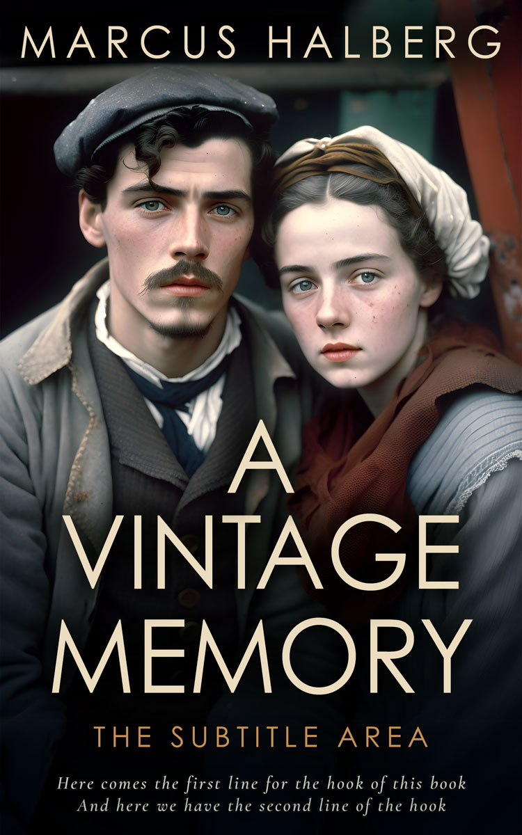 2D view of Vanilla #27129 - Premade Romance Book Cover