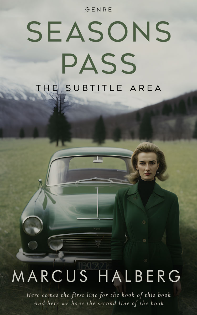 2D view of Gray Nickel #27147 - Premade Travel Book Cover