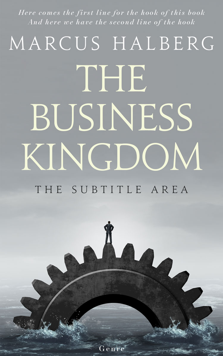 2D view of Gray Chateau #27163 - Premade Business Book Cover